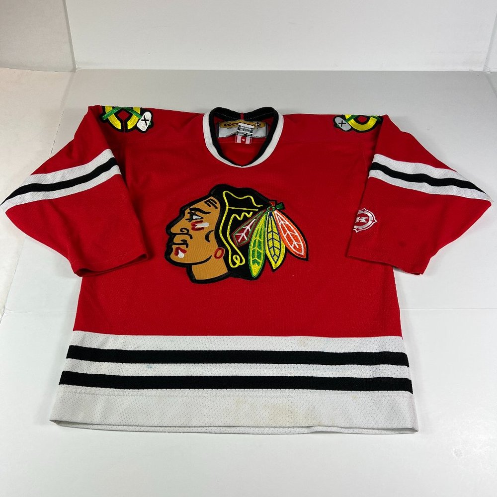 VTG Koho NHL Chicago Blackhawks Hockey Jersey Youth Extra Large Red Stitched